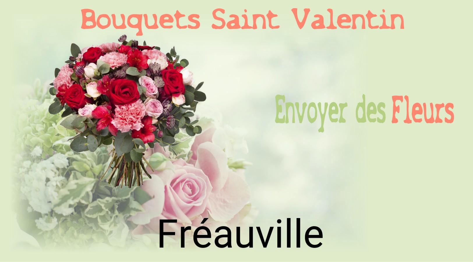 Roses de Saint-Valentin livrées à Fréauville
